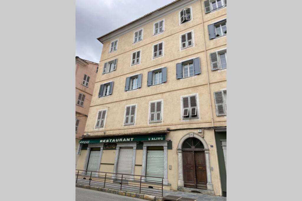 Magnifique Grand 30M2 Refait A Neuf En 2025 Lumineux 4 Couchages Hyper Centre Corte 13 Cours Paoli Wifi Tv Lave Linge Eksteriør billede